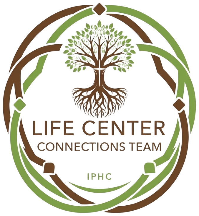 Life Center Connections Team ministry logo